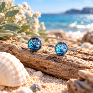 Cabochon Armreif Atlantik