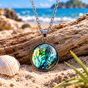 Cabochon Halskette Pazifik