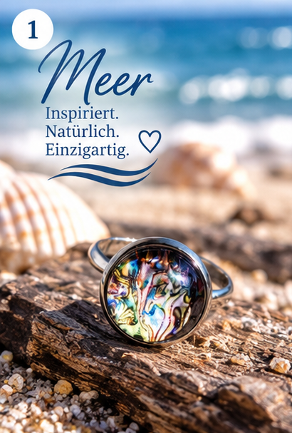 Cabochon Ring Indischer Ozean
