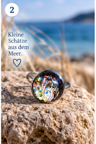 Cabochon Ring Indischer Ozean