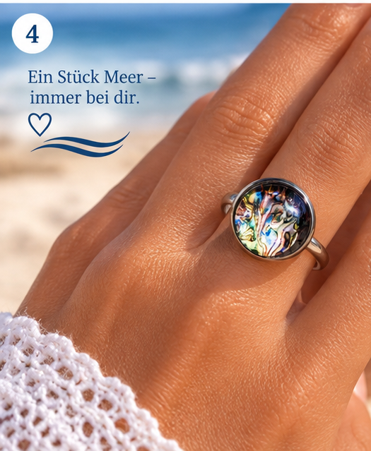 Cabochon Ring Indischer Ozean