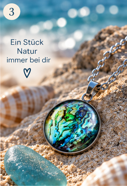 Cabochon Halskette Pazifik