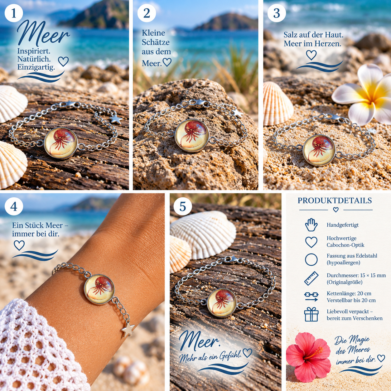 Cabochon Armkette