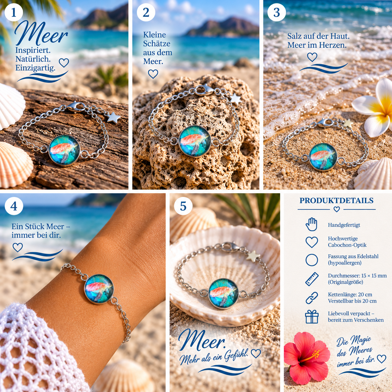 Cabochon Armkette