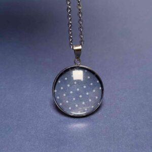 Cabochon Halskette Blau