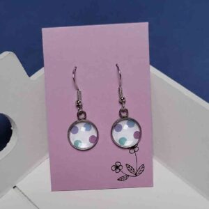 Cabochon Ohrringe Bunt