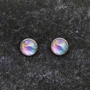 Cabochon Ohrstecker Cosmic