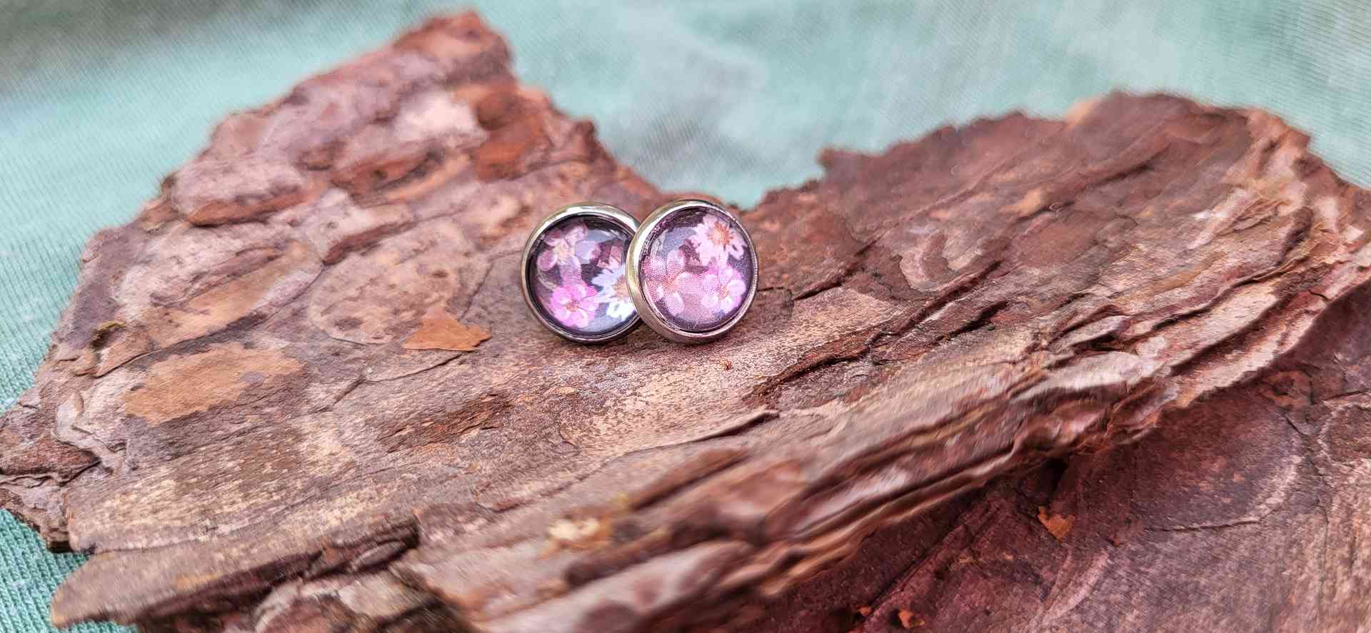 Cabochon Ohrstecker Heimatliebe
