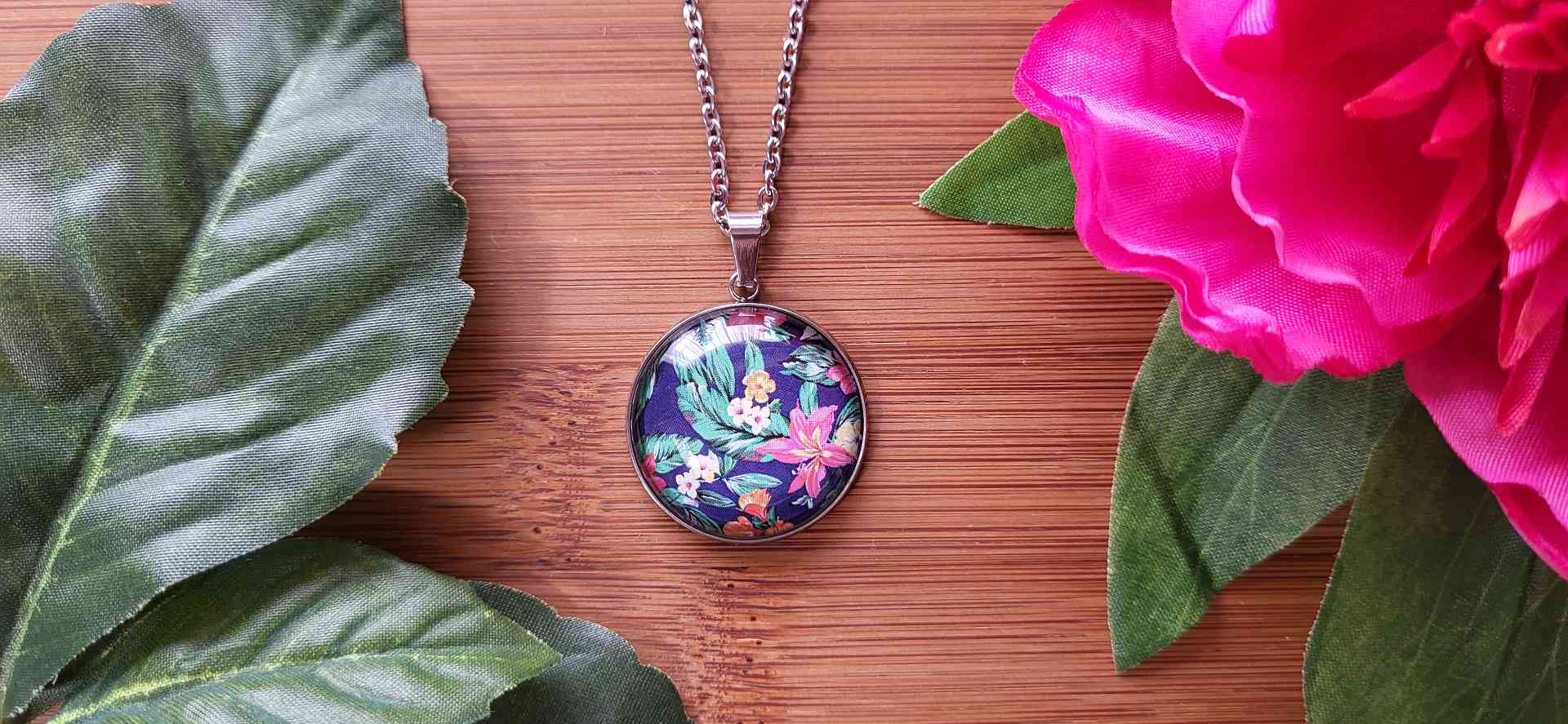 Cabochon Halskette Aloha