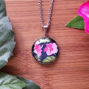 Cabochon Halskette Ohana