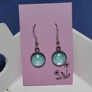 Cabochon Ohrringe Mint