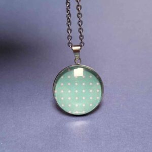 Cabochon Halskette Mint