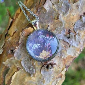 Cabochon Halskette Spätsommer