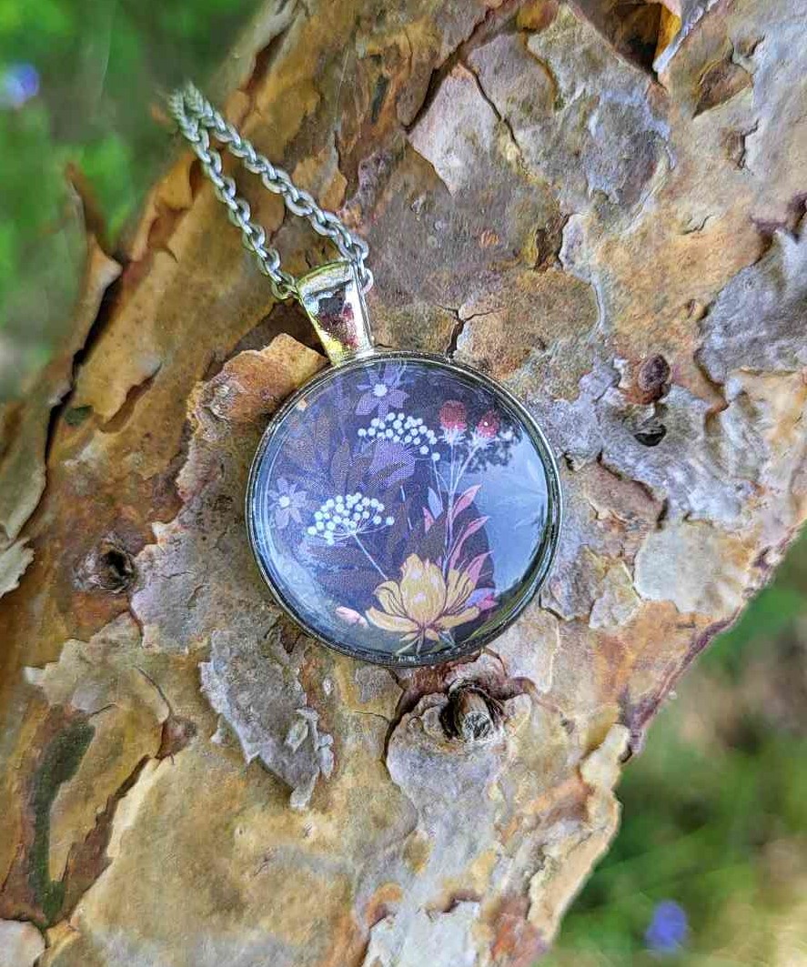 Cabochon Halskette Spätsommer